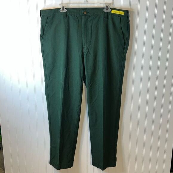 Workrite FR Pants Nomex Green 42X30 Fire Rated 400NMX75SP  Work Wear Flat Front - Picture 6 of 6
